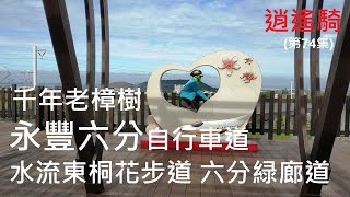 逍遙騎(74集) 台中 外埔 水流東桐花步道 永豐六分線自行車道 千年樟樹 百年公婆樹 神秘洞(共騎18公里 爬升132公尺 路線請參考說明）