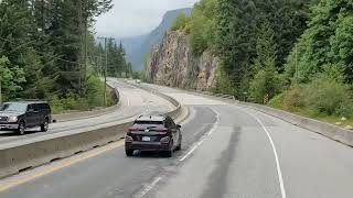 A Beautiful Scenic EPIC RIDE From Vancouver to Whistler BC