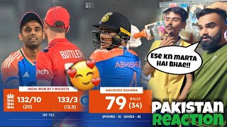 Ind Won By 7 Wickets😱 | Pak Public Reaction on Ind vs Eng 1st T20 | Youngsters Ki Vynz