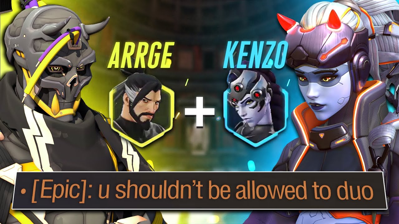 When A LORE ACCURATE Hanzo And Widowmaker DUO In Overwatch 2 - YouTube