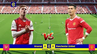 🔥 eFootball 2022 - Arsenal vs Manchester United Premier League Full Match | PS5 Gameplay (4K 60FPS)