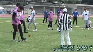 活！ゲートボール推進全国オープン大会 決勝 千代田クラブ vs 東京ニコニコクラブ