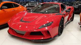 2023 Ferrari F8 modified body kit 818 hp luxury supercar - Urdu