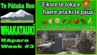 TE PATAKA REO - WHAKATAUKI - WEEK #3 MĀORI LANGUAGE REVITALISATION TIPS, VIDEOS \u0026 RESOURCES