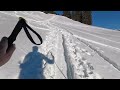 ski tour in the swiss mountains