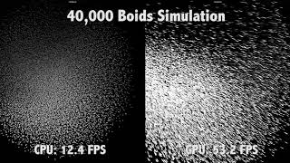 GPU-Accelerated Boids Simulation (2018)