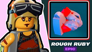 How to get Rough Ruby in Lego Fortnite Odyssey Quick Guide