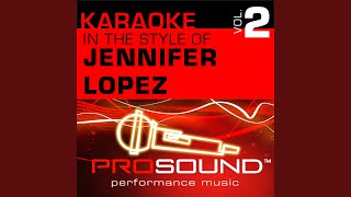 Let's Get Loud (Karaoke With Background Vocals) (In the style of Jennifer Lopez)