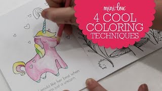 4 Coloring Techniques to Teach Your Kids