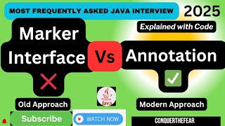 Marker Interface vs Annotation in Java | Explained with Code Examples (2025 Update) | Serializable.