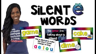 Silent E Words | CVCe | Phonics | Magic E
