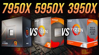 AMD Ryzen 9 7950X vs 5950X vs 3950X - Upgrade Time?
