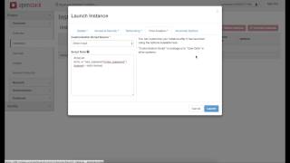 openstack cloud-init example, running a shell script on boot