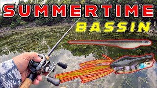 The Summer Struggle Is Real! Bass Fishing Tricks For Tough Conditions!!