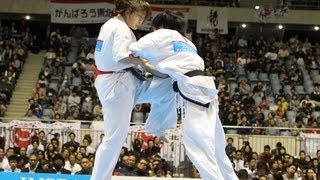 【新極真会】第44回全日本空手道選手権大会　女子準決勝1 SHINKYOKUSHIN KARATE