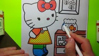 Hello Kitty Coloring pages Coloring book OVER 14 MINUTES fun