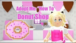 roblox adopt me donut shop ideas