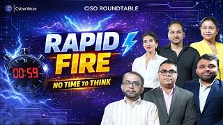 Rapid Fire Cybersecurity Roundtable 2026 | Top Security Insights & Trends 🔥