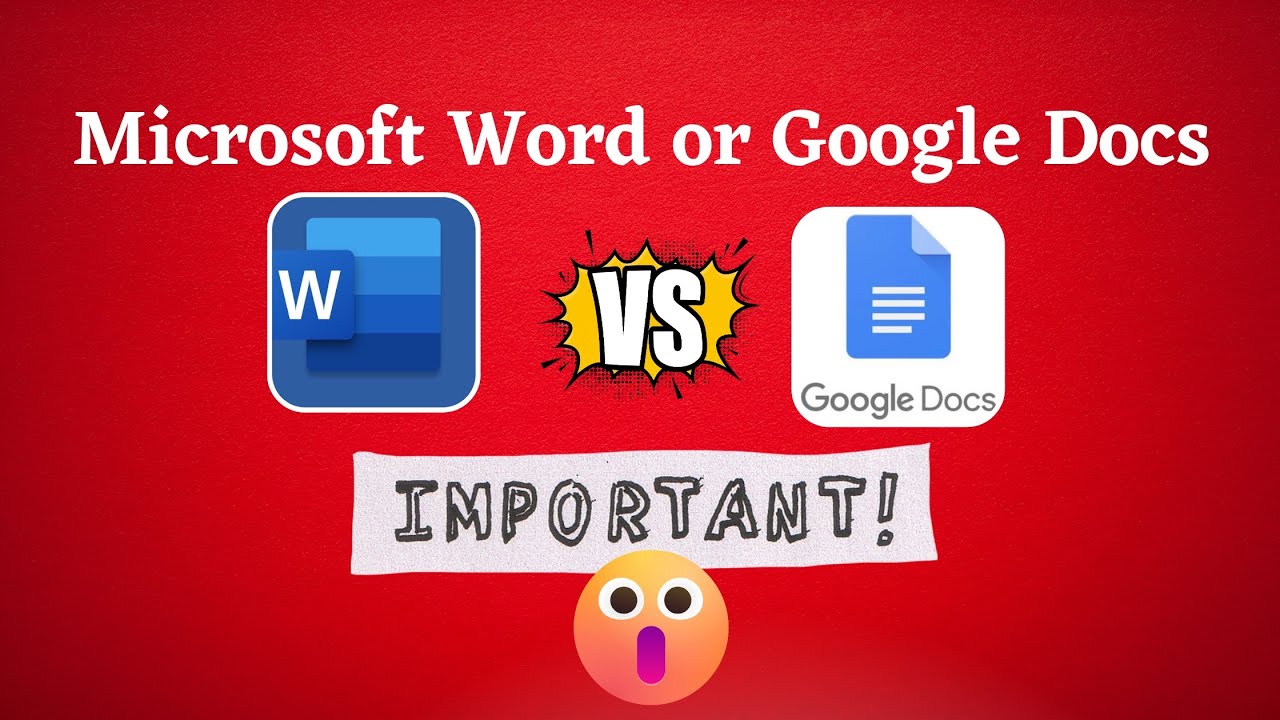 Why Google Docs Is Best | Microsoft Word Vs Google Docs | What's The ...