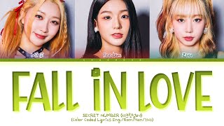 SECRET NUMBER Fall In Love (OST Love Alarm CLAP! CLAP! CLAP!) Lyrics (Color Coded Lyrics)