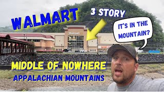 World’s LARGEST Walmart Built Inside A Mountain in VA 😱 #reaction #vlog