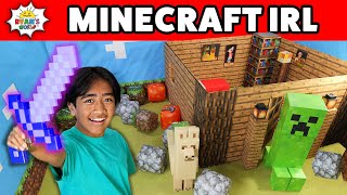 Ryan Opens a MINECRAFT Hotel IRL!