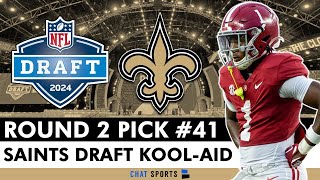 New Orleans Saints TRADE UP To Draft Kool-Aid McKinstry With Pick 41 In 2nd Roun