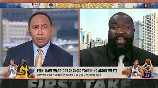 Stephen A. & Kendrick Perkins get HEATED debating the Warriors 🔥 | First Take