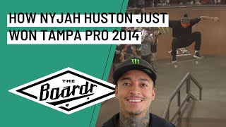 How Nyjah Huston Just Won Tampa Pro 2014: His Winning Run