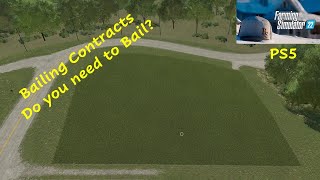 FS22…At look at equipment required for bailing contract…Farming Simulator 22 on PS5 Console