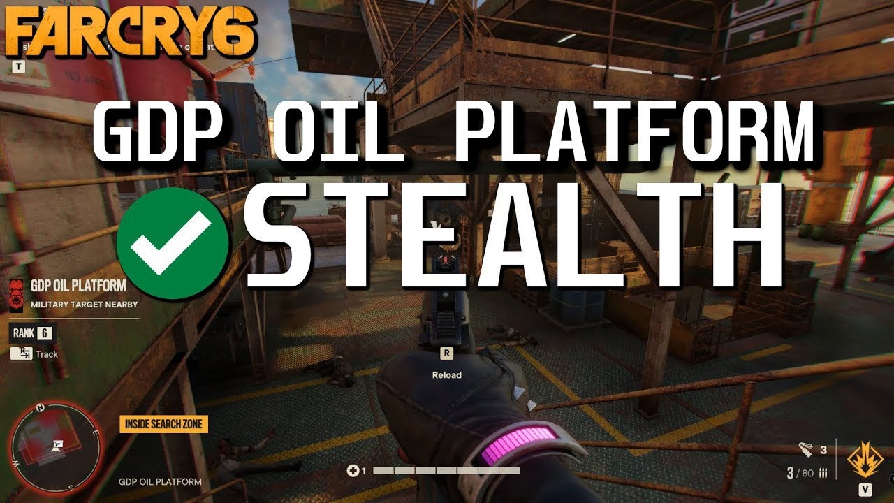 Far Cry 6 Stealth Kills - GDP Oil Platform FND Base Capture - YouTube