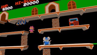 Mappy (NES) 3DSen VR Gameplay w/ Valve Index