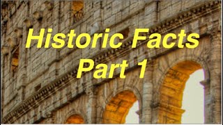 History Facts that are stranger then fiction! Part - 1