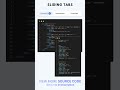 21/100 Html/CSS Animation: Sliding tabs CSS transitions 👍🔥🔥  #shorts