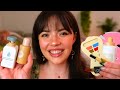 ASMR Wooden Skincare & Makeup for Sleep  (layered sounds, pampering)