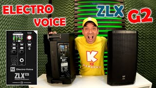 CAIXA DE SOM ELECTRO VOICE ZLX G2! ZLX12PG2 CONHEÇA TESTE!