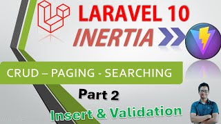 Tutorial CRUD-Paging-Searching di Laravel 10 dan Inertia React JS (Insert & Validation) #part2