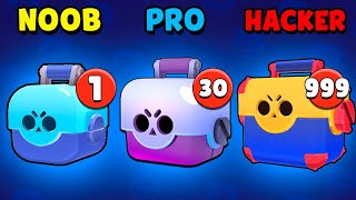 NOOB vs PRO vs HACKER - Brawl Stars