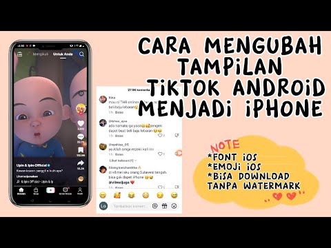 Cara Mengubah Tampilan Tik Tok Android Menjadi Tiktok IPhone || Bold ...