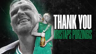Kristaps Porzingis Top 10 Plays for Boston Celtics | Thank you CHAMP 🦄