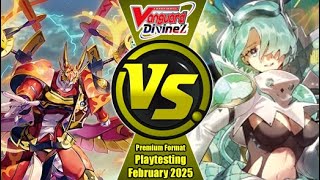 Arkhite Robo Vs Tachi Aelquilibra - Cardfight Vanguard Premium Format Playtesting February 2025