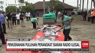 Pemusnahan Puluhan Perangkat Siaran Radio Ilegal | REDAKSI PAGI (01/09/21)