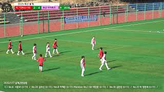 20250117 마산스토브 리그 FC TDN (U-10) VS 부산아이파크U-10)