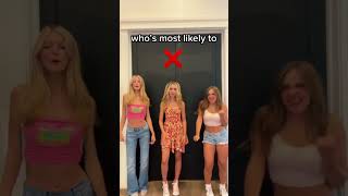 WHO’S MOST LIKELY TO? (Ft. Piper Rockelle, Emily Dobson) #shorts