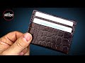 Making a Leather wallet | Slim wallet | Minimalist wallet | how it's made