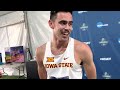 jason gomez of iowa state after winning heat 1 of 800m at 2022 ncaas