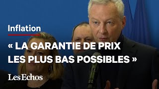 Face à la flambée des prix, Bruno Le Maire annonce un « trimestre anti-inflation »