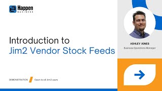 [Webinar] Introduction to Jim2 Vendor Stock Feeds