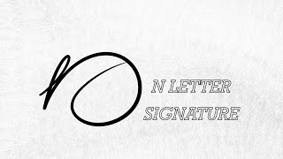 N letter signature