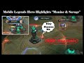 Mobile Legends Hero Highlights (Maniac&Savage)